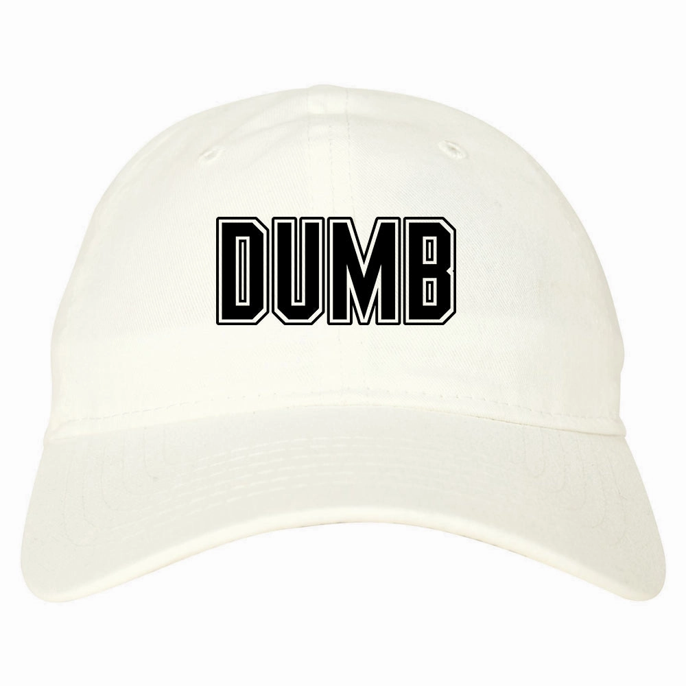 Dumb Funny College Mens Dad Hat Baseball Cap