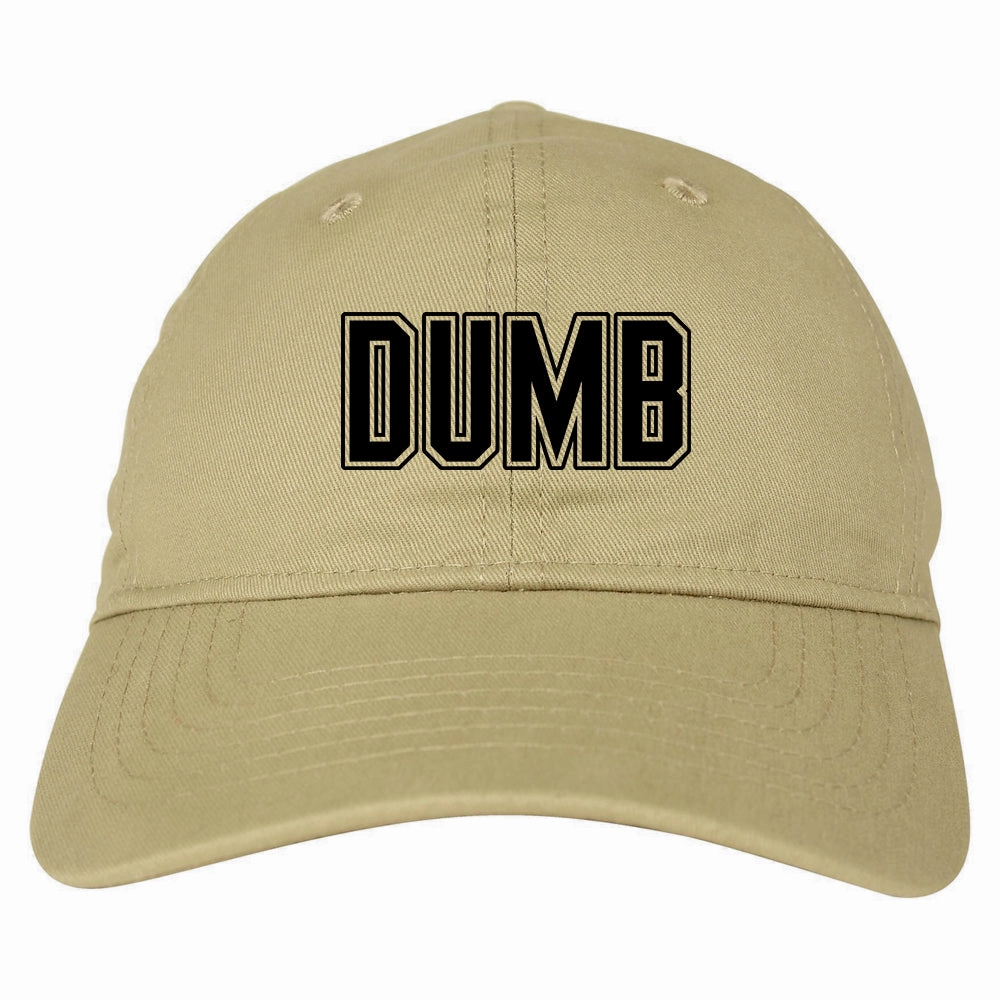 Dumb Funny College Mens Dad Hat Baseball Cap