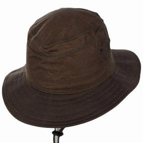 Dunes Safari Waxed Cotton Bucket Hat