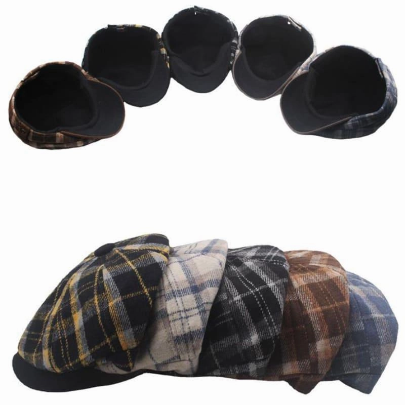 Dupont Tartan Newsboy Cap
