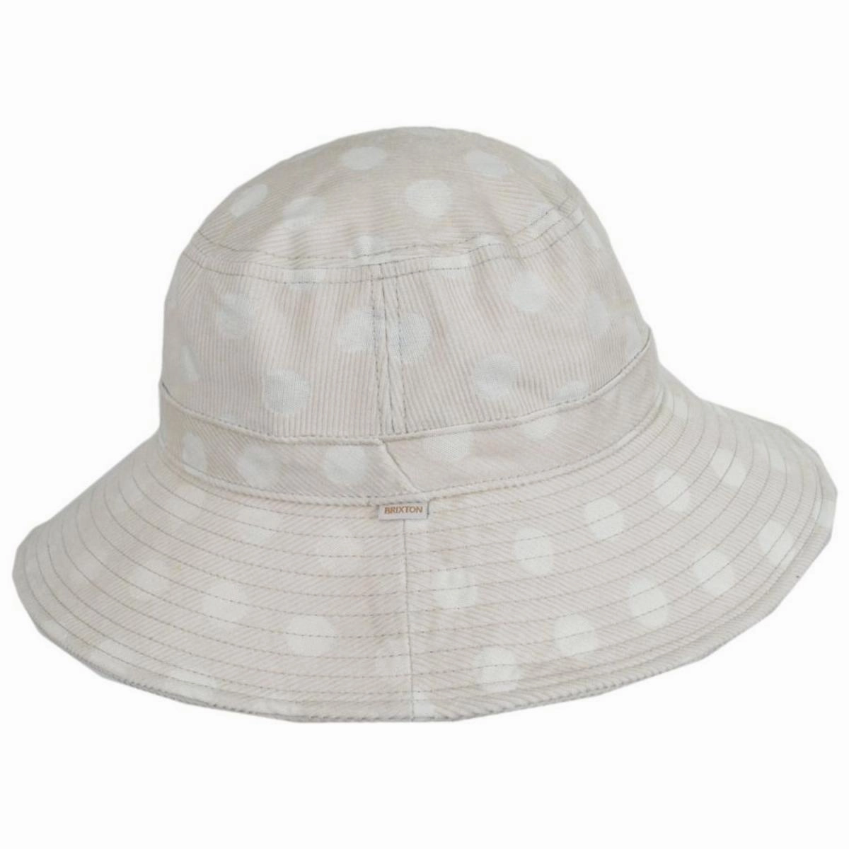 Dylan Cotton Blend Polka Dot Bucket Hat
