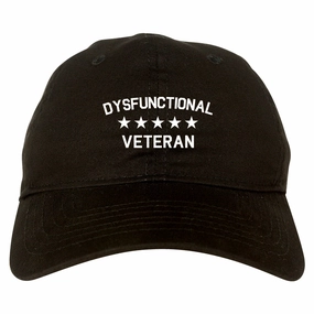 Dysfunctional Veteran Mens Dad Hat Baseball Cap