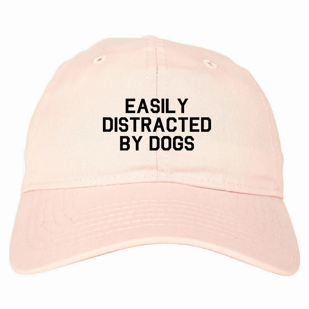 Easily Distracted By Dogs Mens Dad Hat Baseball Cap