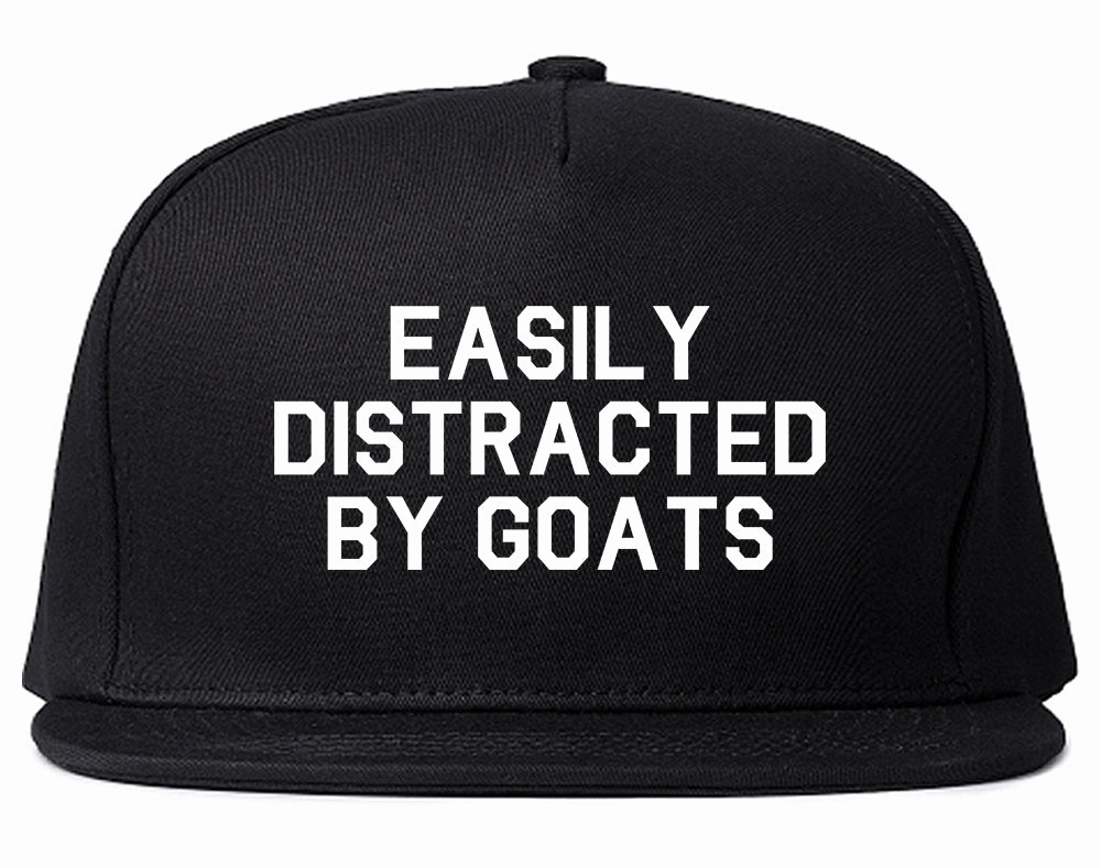 Easily Distracted By Goats Mens Snapback Hat
