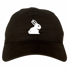 Easter Bunny Rabbit Chest Mens Dad Hat Baseball Cap