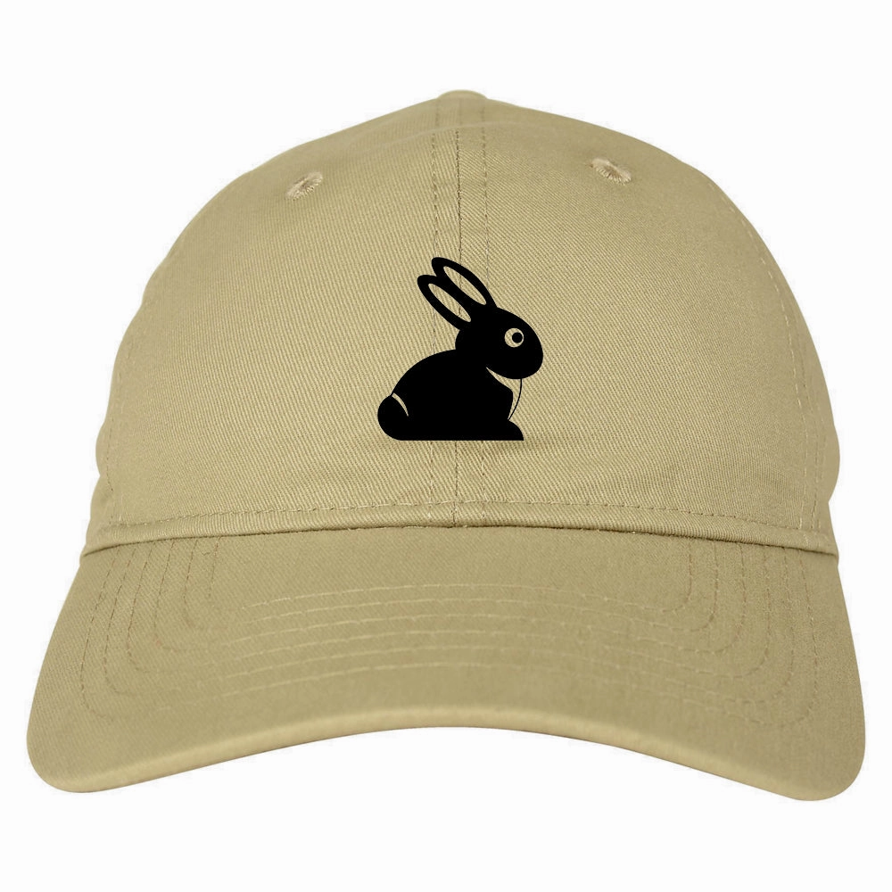 Easter Bunny Rabbit Chest Mens Dad Hat Baseball Cap