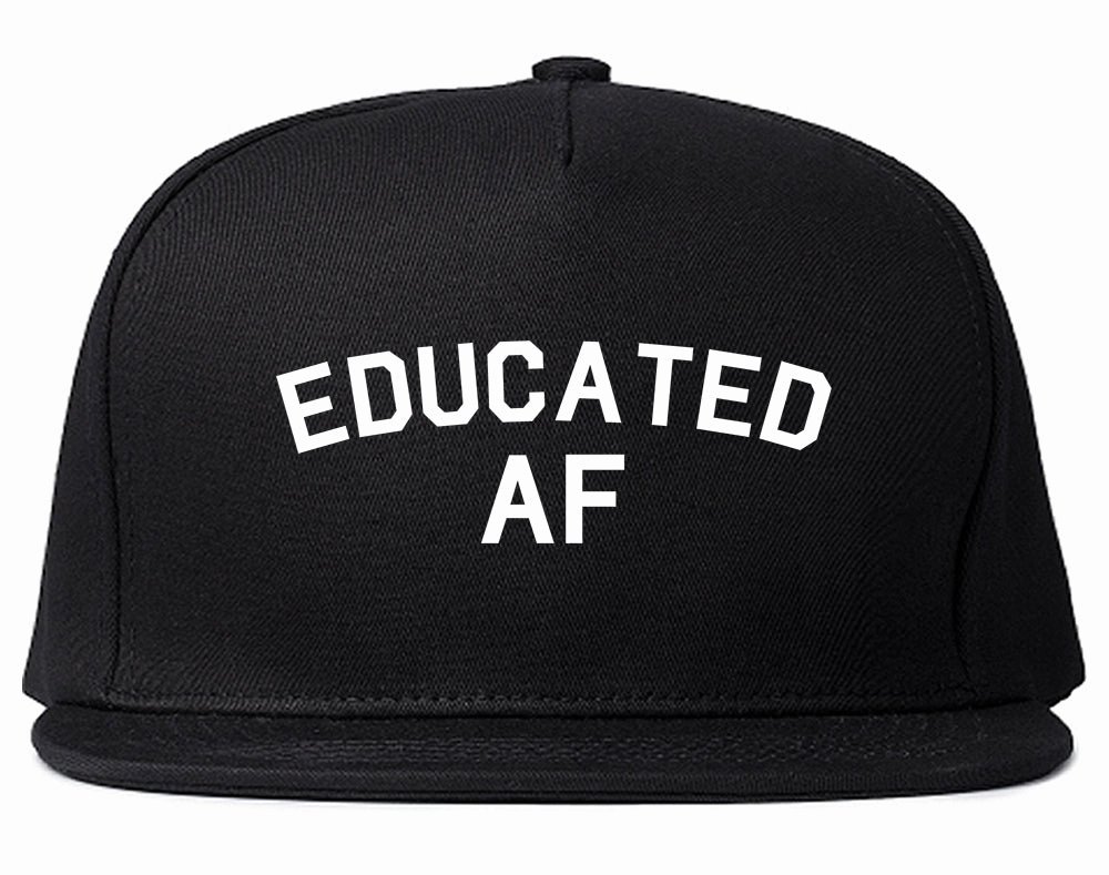 Educated AF Funny Graduation Mens Snapback Hat