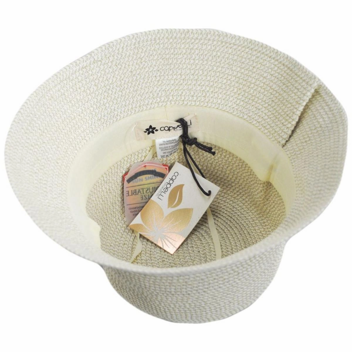 Edwina Toyo Straw Bucket Hat