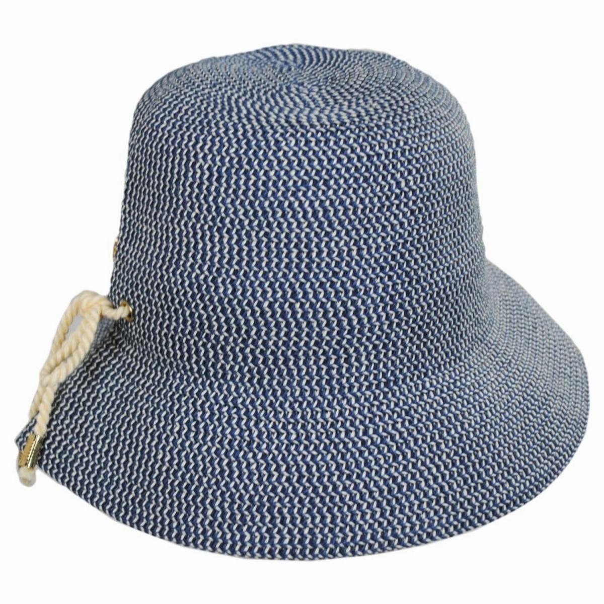 Edwina Toyo Straw Bucket Hat