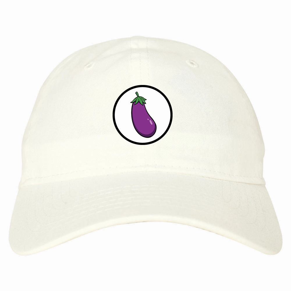 Eggplant Chest Mens Dad Hat Baseball Cap