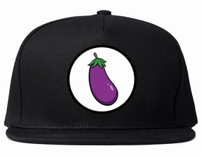 Eggplant Chest Mens Snapback Hat