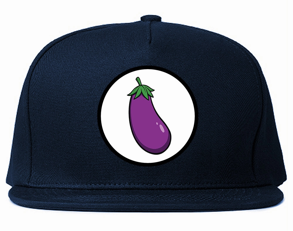 Eggplant Chest Mens Snapback Hat