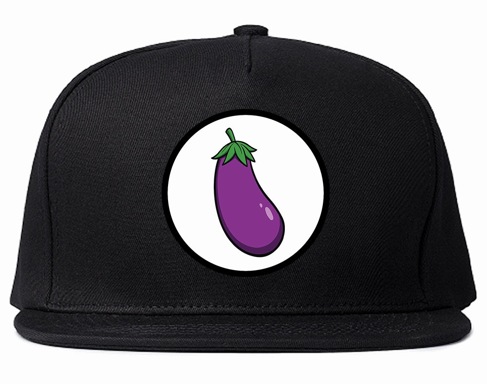 Eggplant Chest Mens Snapback Hat