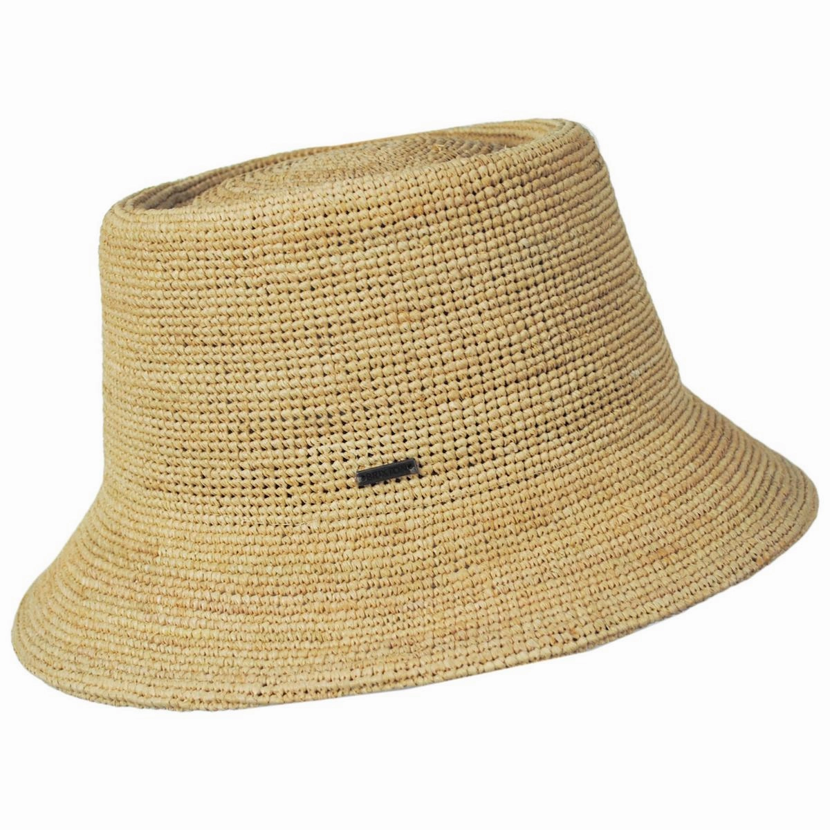 Ellee Raffia Straw Bucket Hat