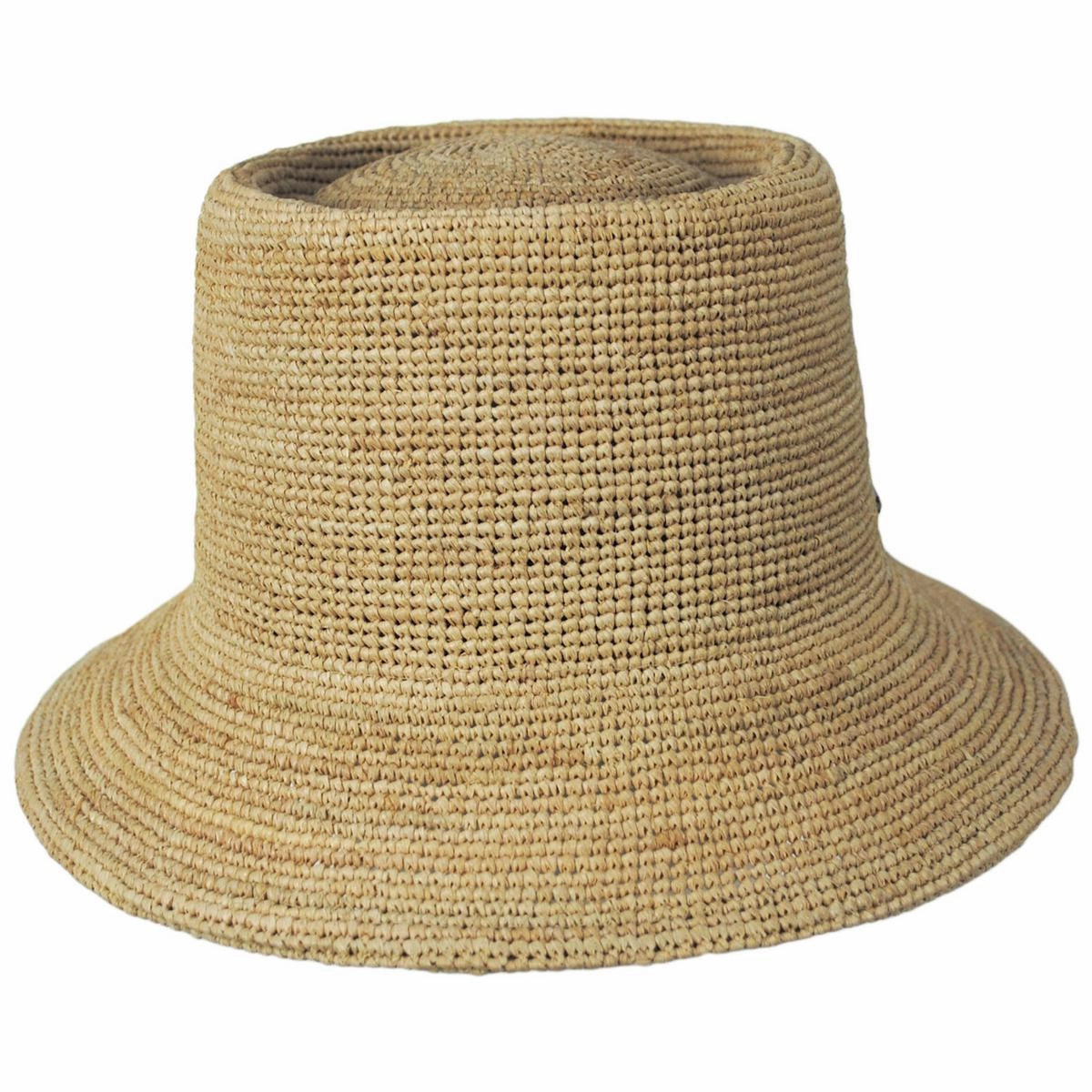Ellee Raffia Straw Bucket Hat