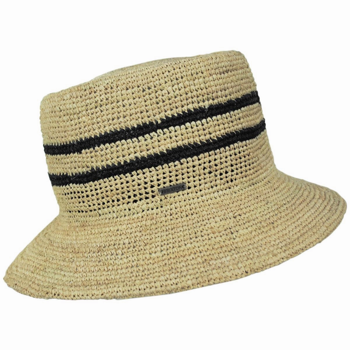 Ellee Raffia Straw Bucket Hat