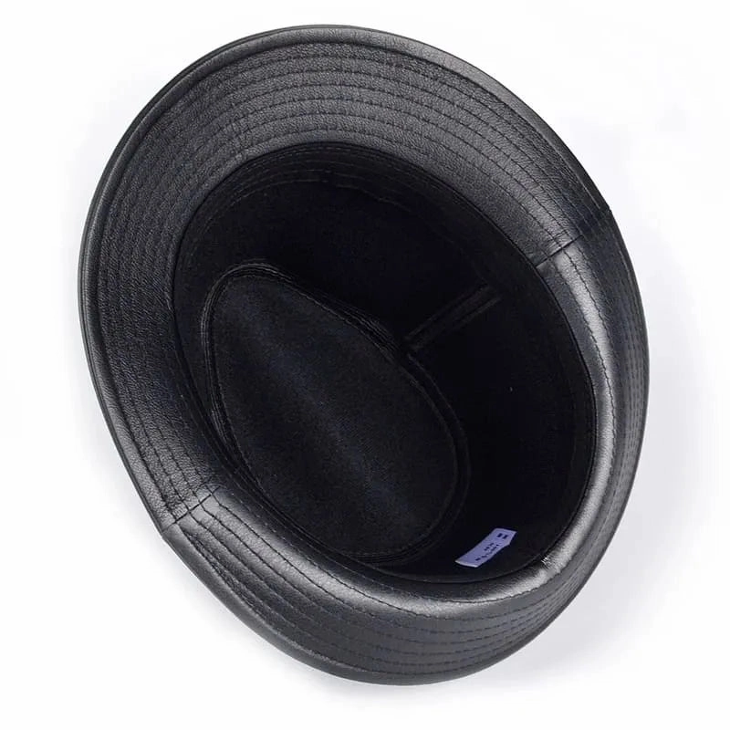 Ellington Genuine Leather Trilby Hat