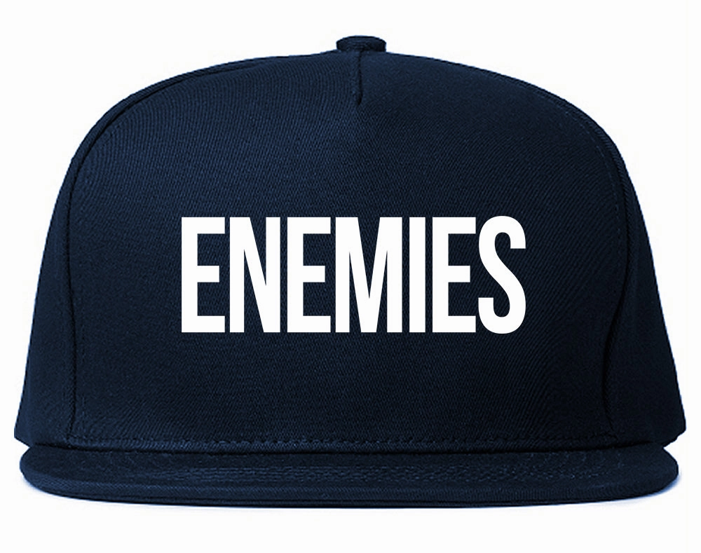 ENEMIES Orange Print Snapback Hat
