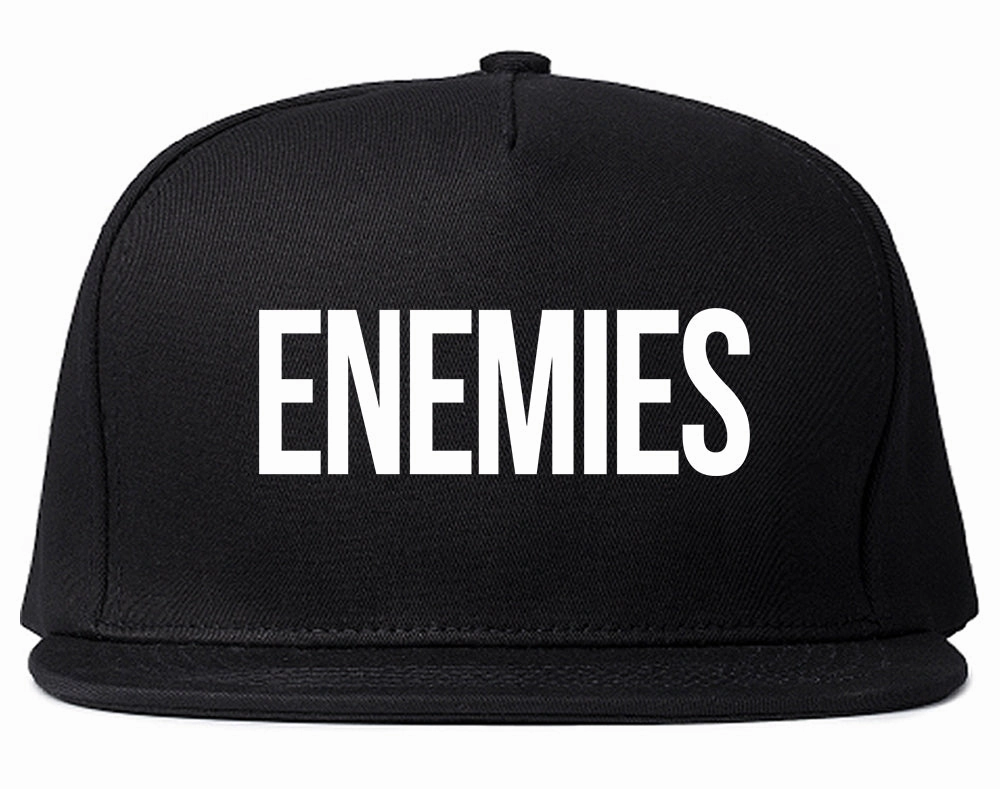 ENEMIES Orange Print Snapback Hat