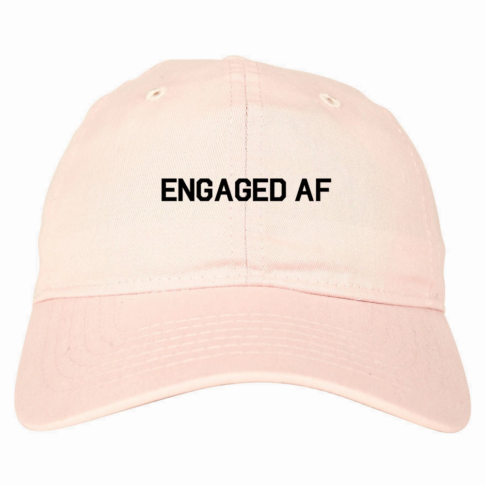 Engaged AF Fiance Mens Dad Hat Baseball Cap