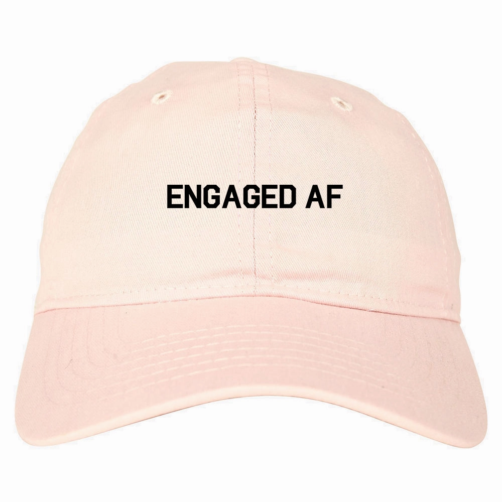 Engaged AF Fiance Mens Dad Hat Baseball Cap