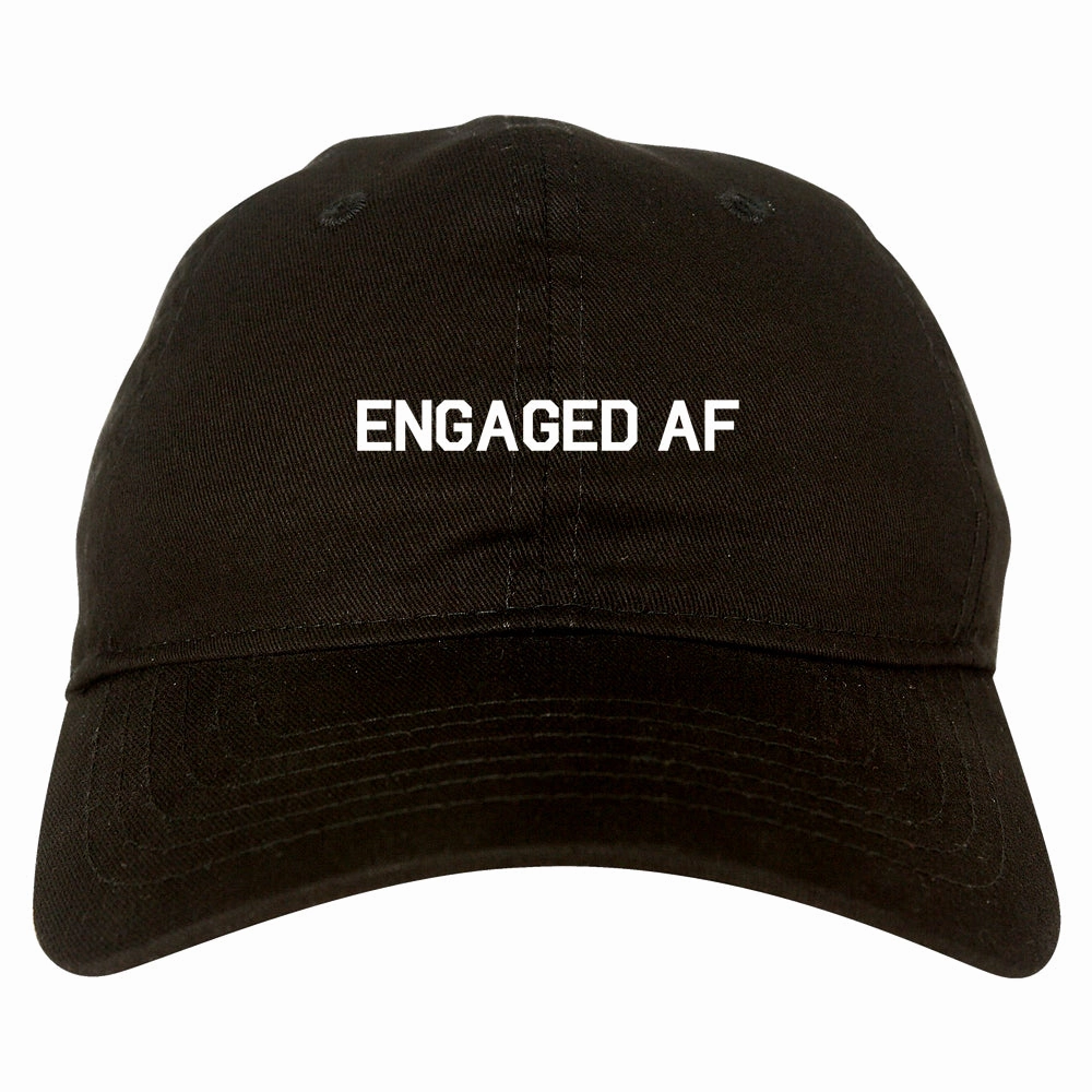 Engaged AF Fiance Mens Dad Hat Baseball Cap