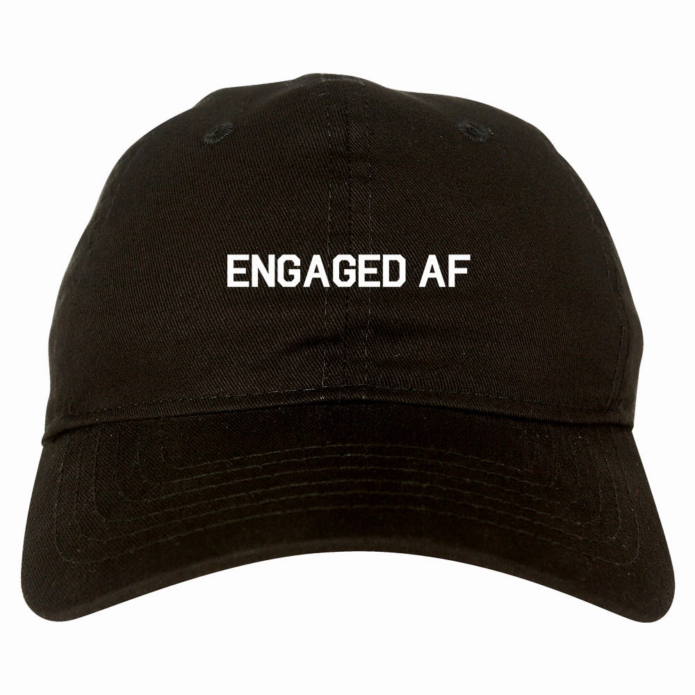 Engaged AF Fiance Mens Dad Hat Baseball Cap