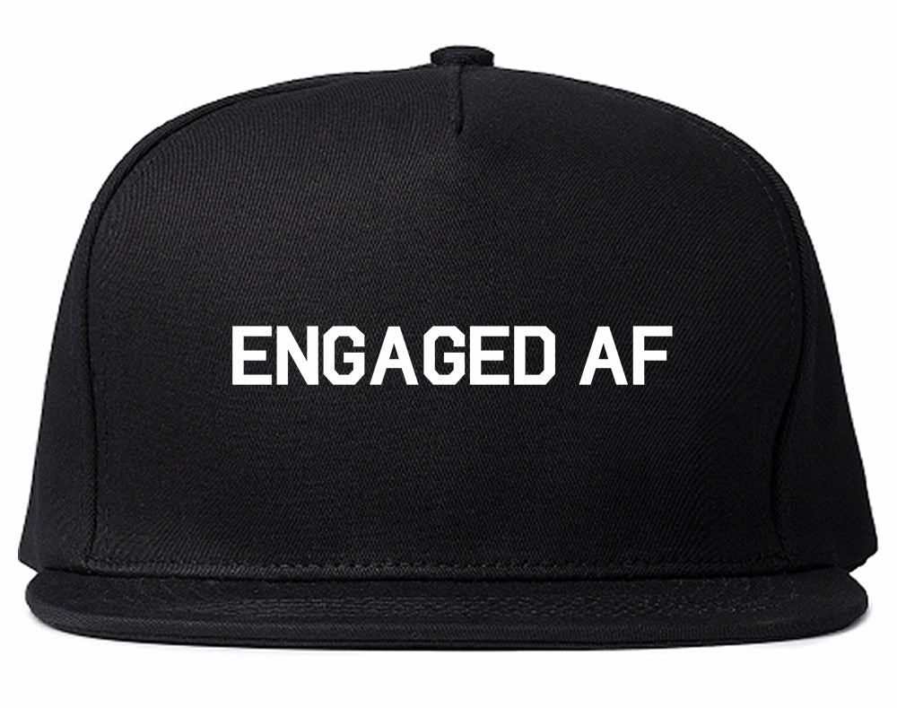 Engaged AF Fiance Mens Snapback Hat