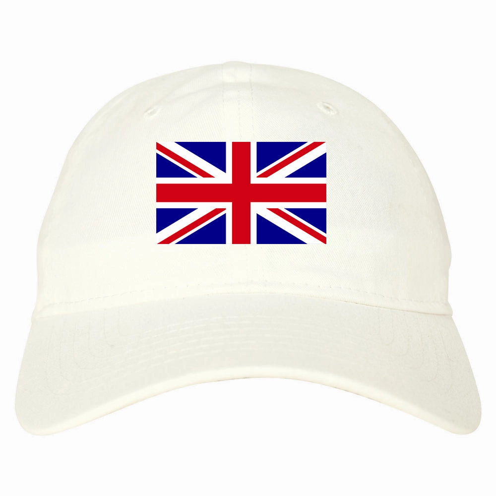 English England Flag Chest Mens Dad Hat Baseball Cap