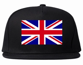 English England Flag Chest Mens Snapback Hat