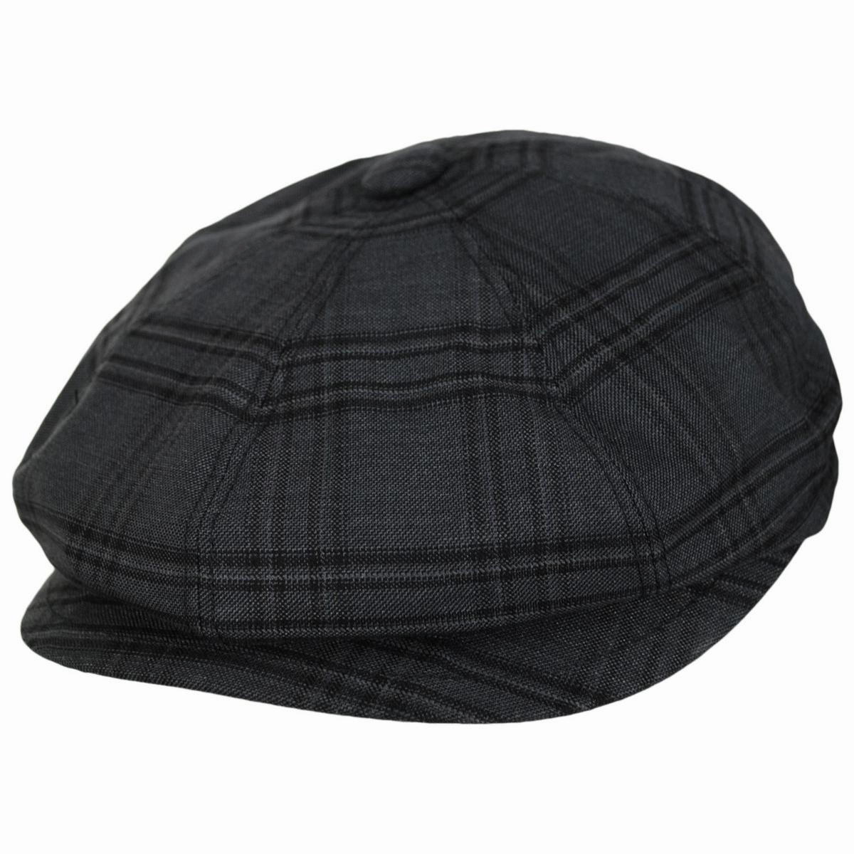 Eniry Plaid Earflap Newsboy Cap