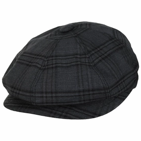Eniry Plaid Earflap Newsboy Cap