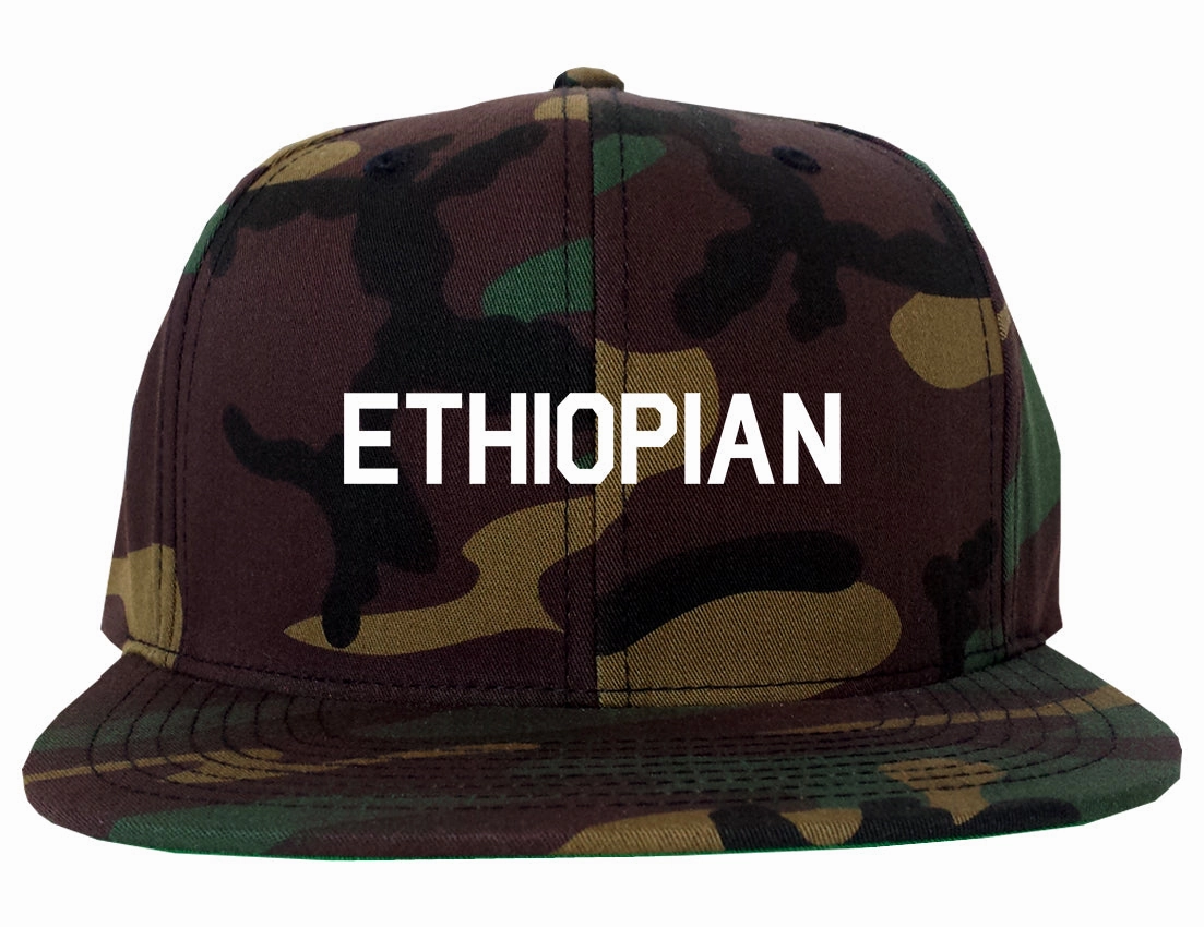 Ethiopian Colors Ethiopia Mens Snapback Hat