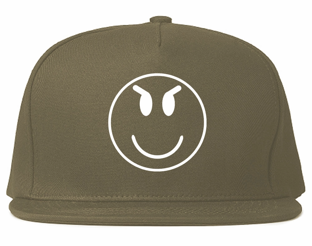 Evil Face Chest Mens Snapback Hat