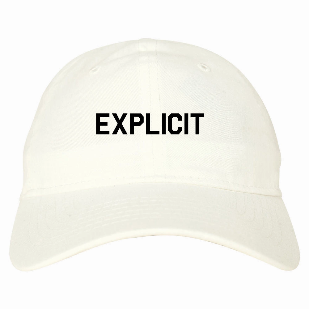 Explicit Mens Dad Hat