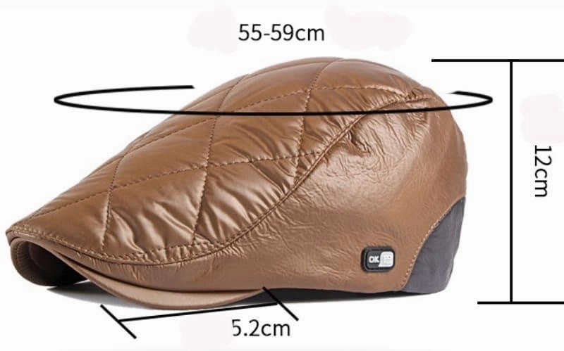 Eynon Waterproof Rhombus Flat Cap