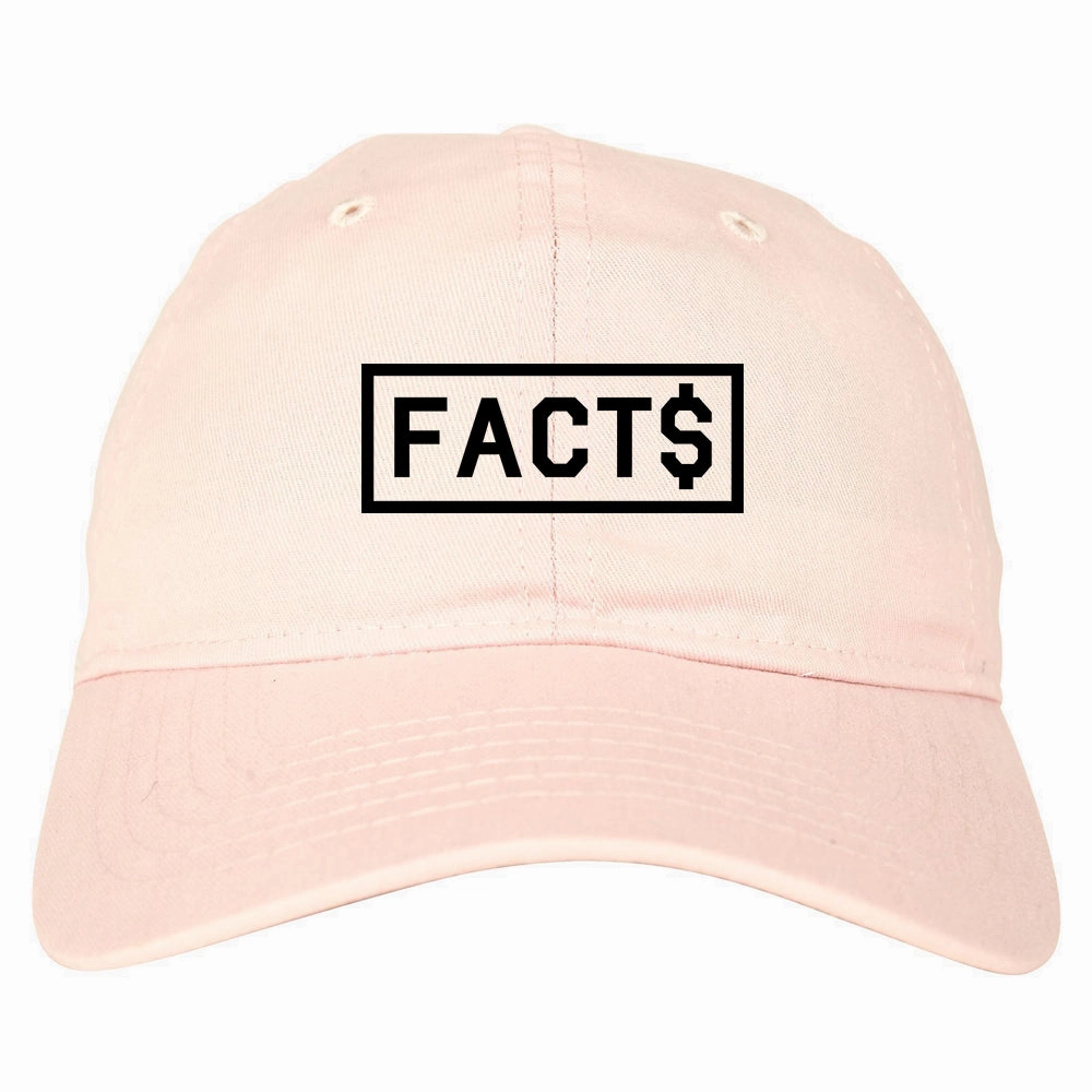 Facts Money Sign Box Mens Dad Hat