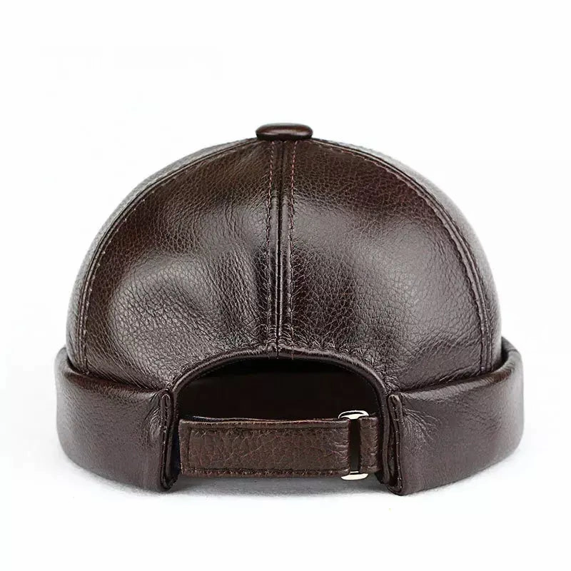 Fairbury Genuine Leather Docker Cap
