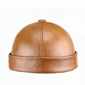 Fairbury Genuine Leather Docker Cap
