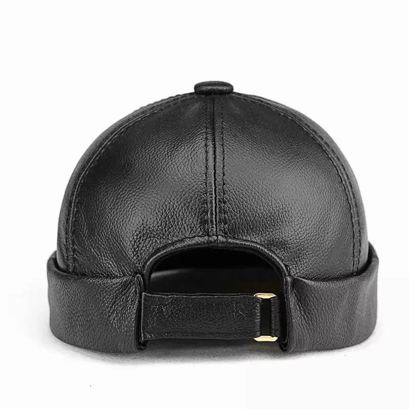 Fairbury Genuine Leather Docker Cap