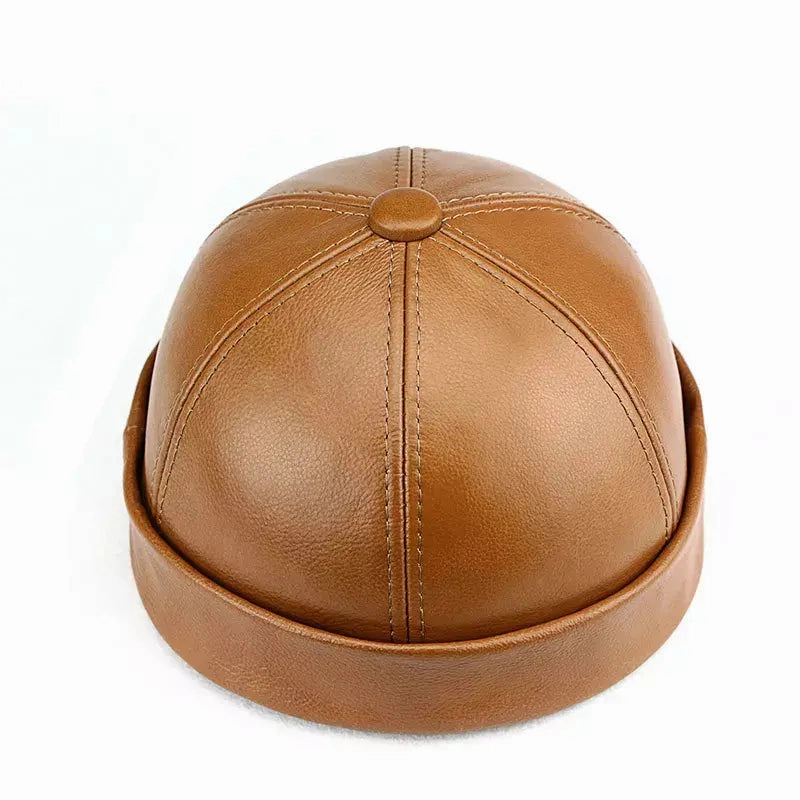 Fairbury Genuine Leather Docker Cap