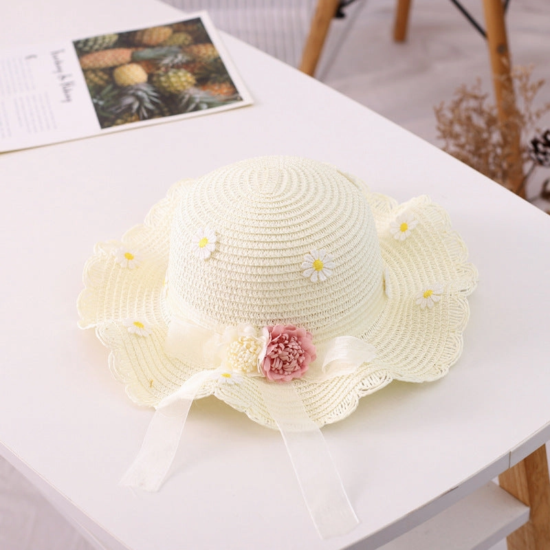 Fairy Family Sun Hat Crossbody Bag Set Girls' Beach Straw Hat