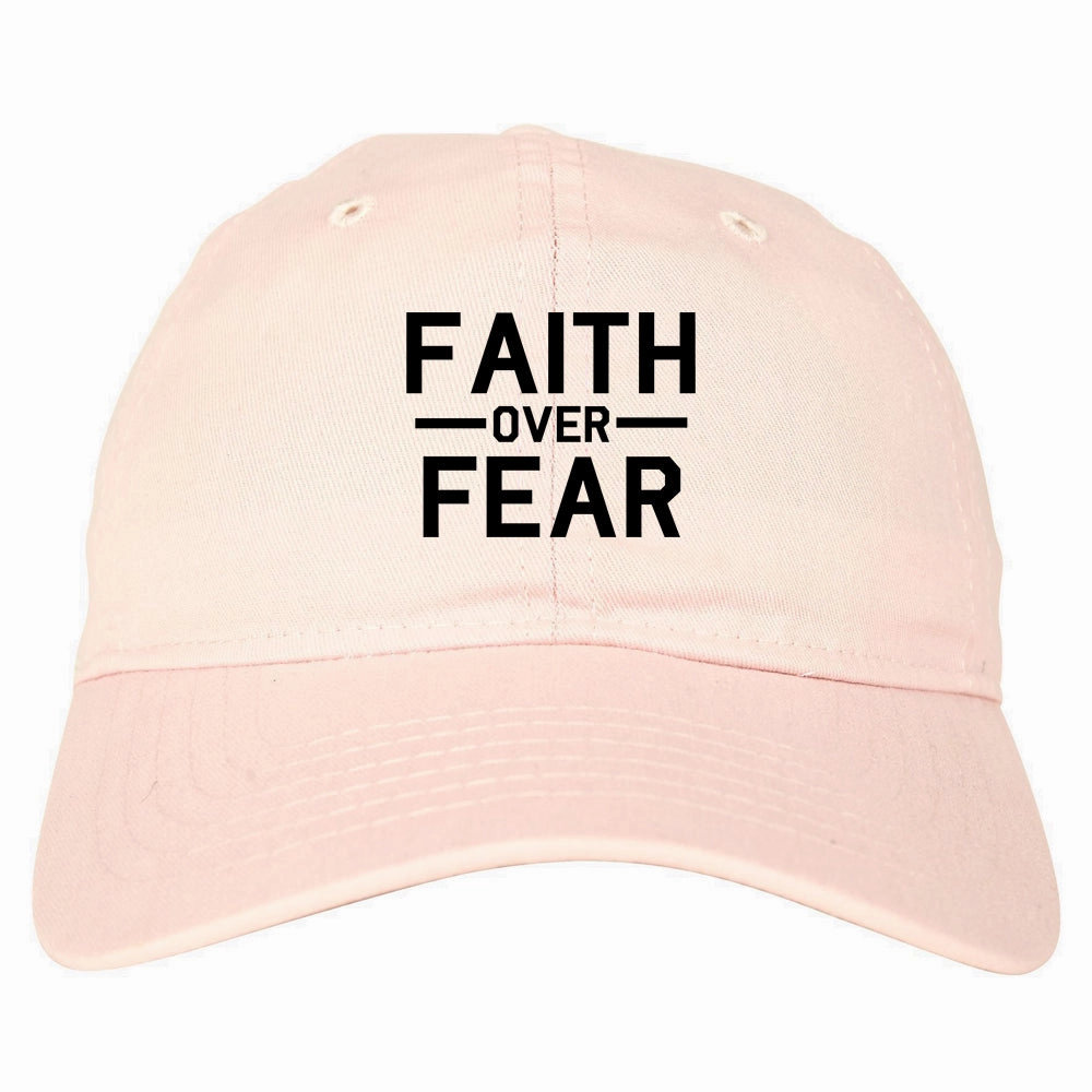 Faith Over Fear Mens Dad Hat Baseball Cap