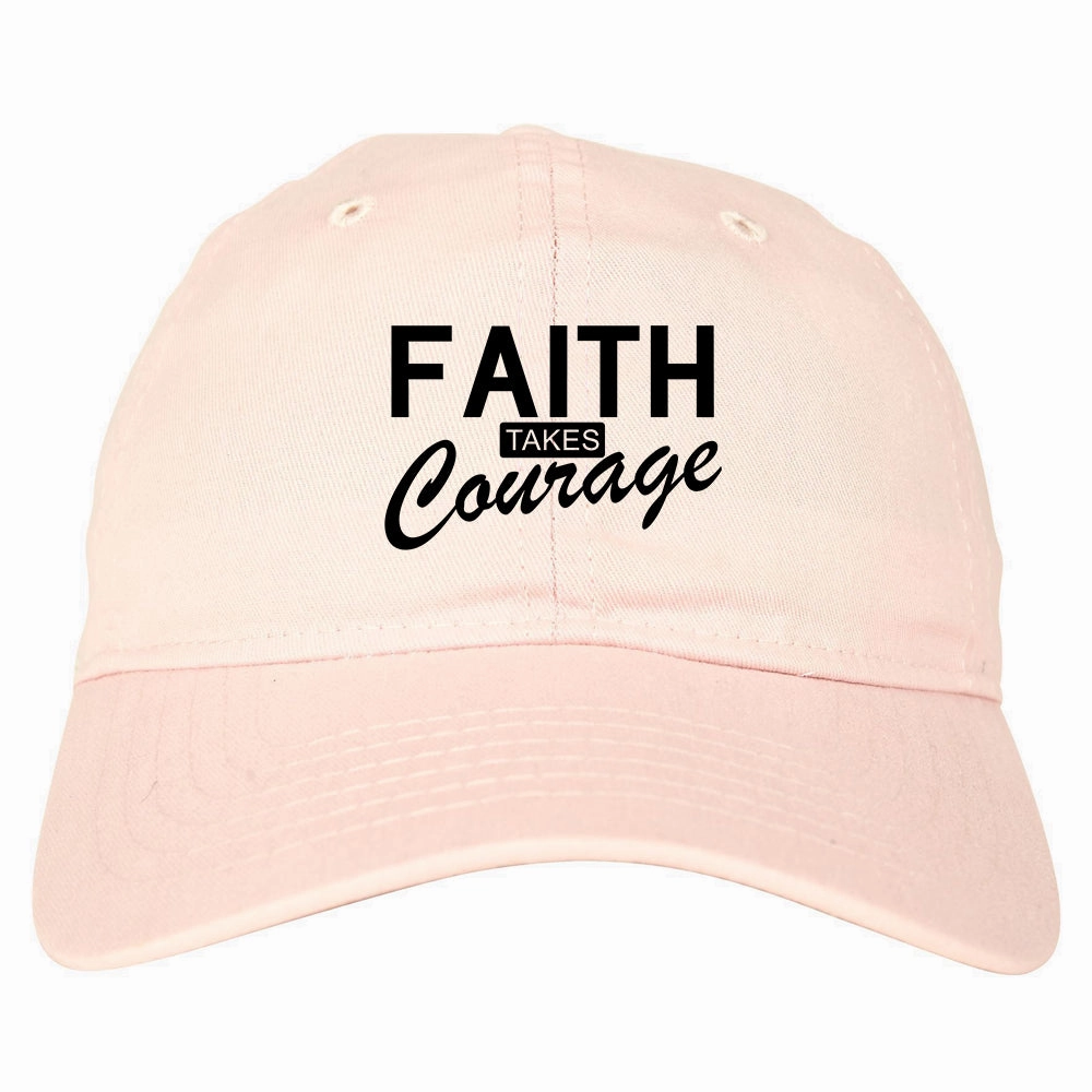 Faith Takes Courage Religious Mens Dad Hat