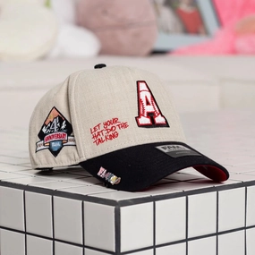 FAM.CAP SNAPBACK "A" CAP 4TH ANNIVERSARY TWO TONE / RED UV