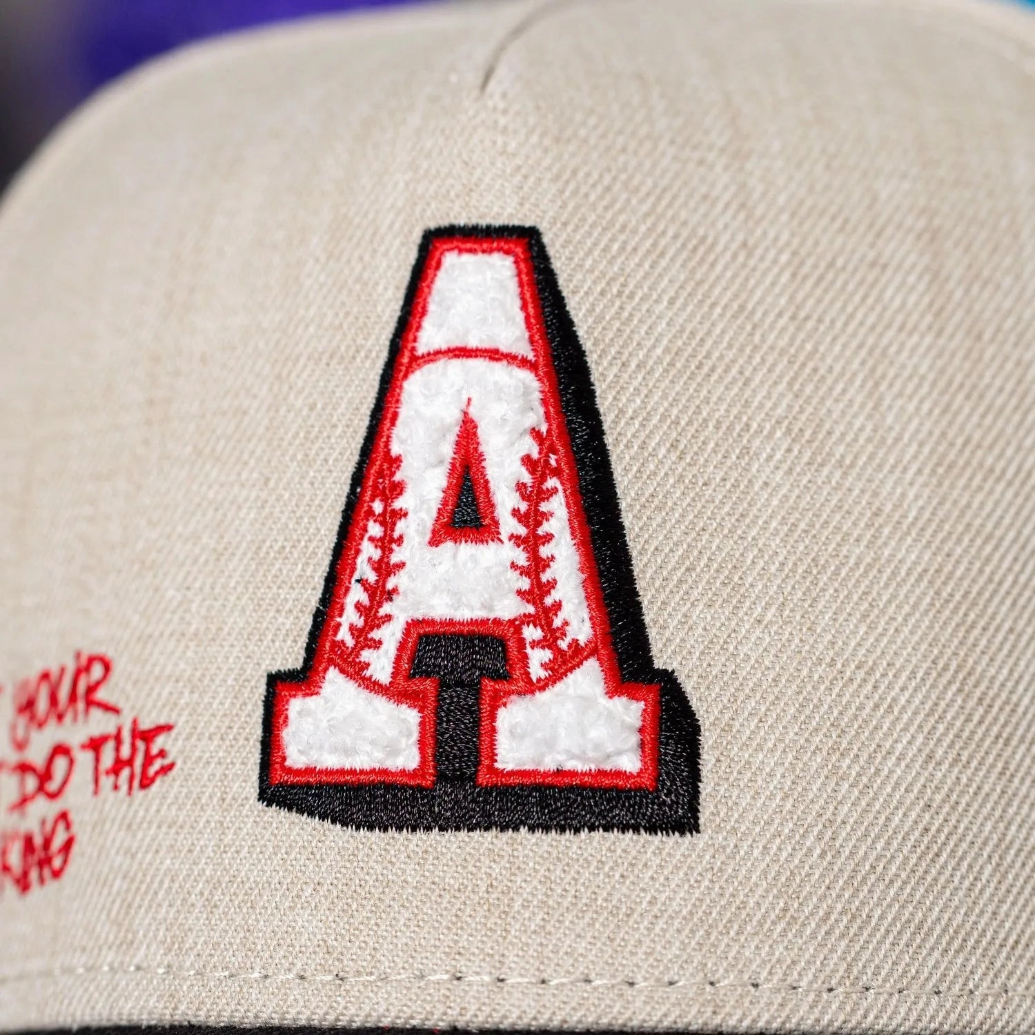 FAM.CAP SNAPBACK "A" CAP 4TH ANNIVERSARY TWO TONE / RED UV