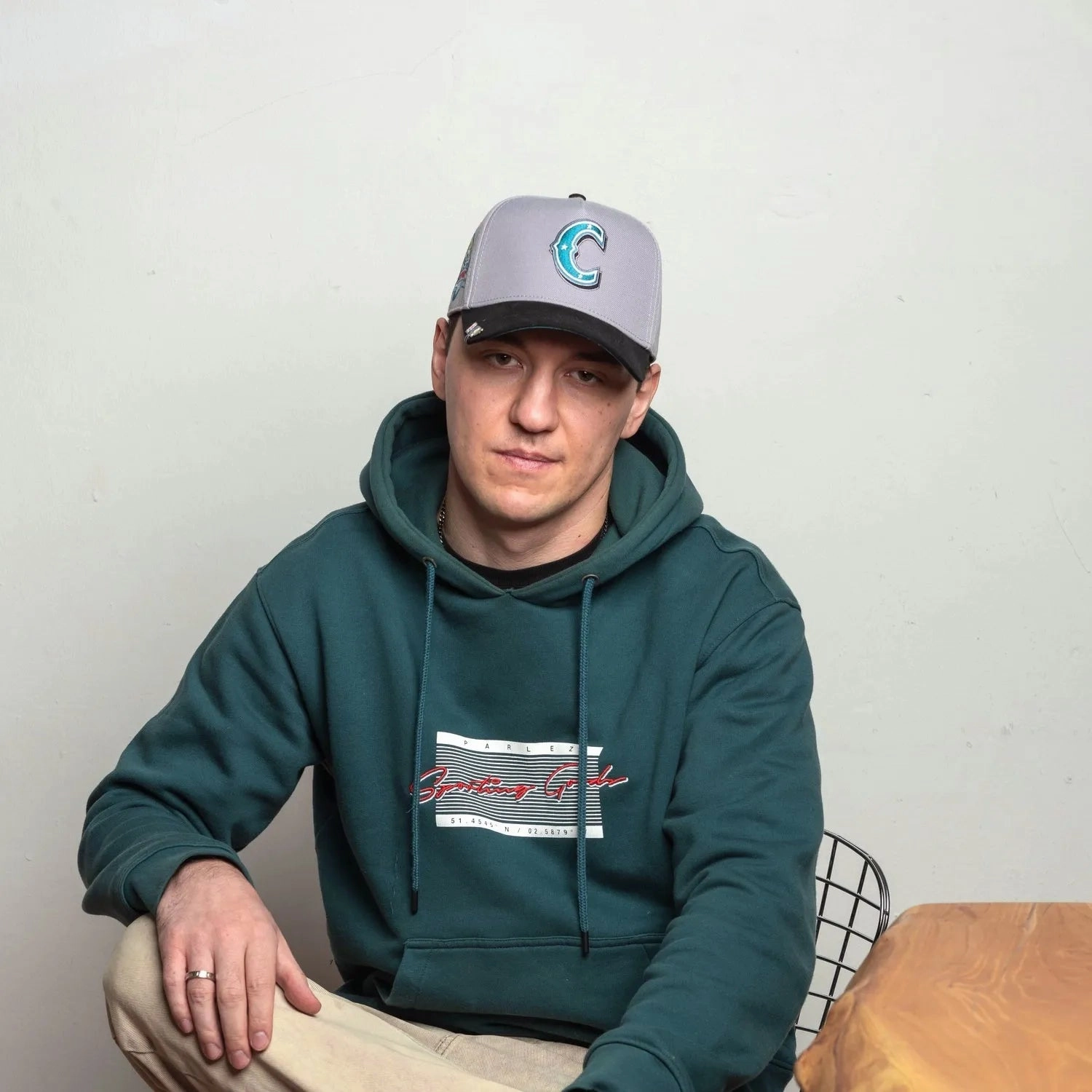 FAM.CAP SNAPBACK "C" CAP 4TH ANNIVERSARY TWO TONE / TEAL GREEN UV