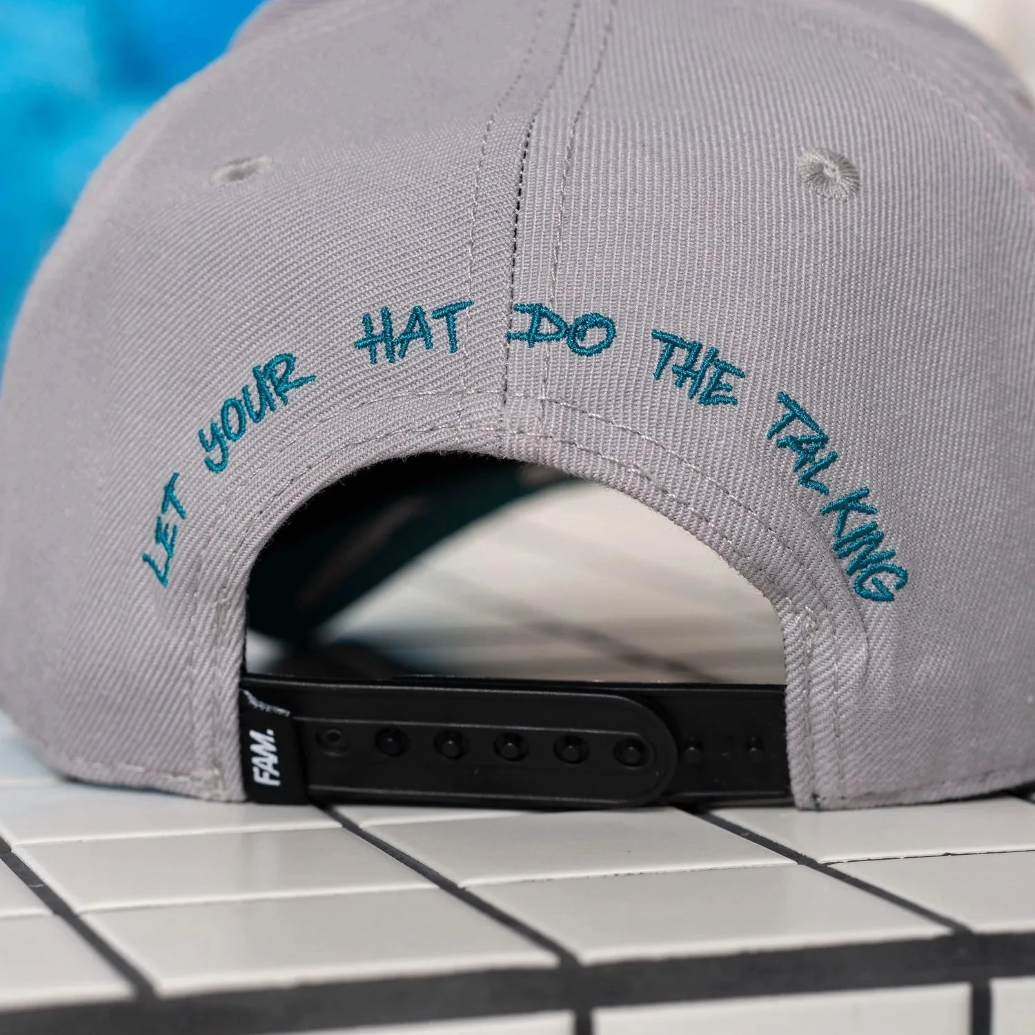 FAM.CAP SNAPBACK "C" CAP 4TH ANNIVERSARY TWO TONE / TEAL GREEN UV