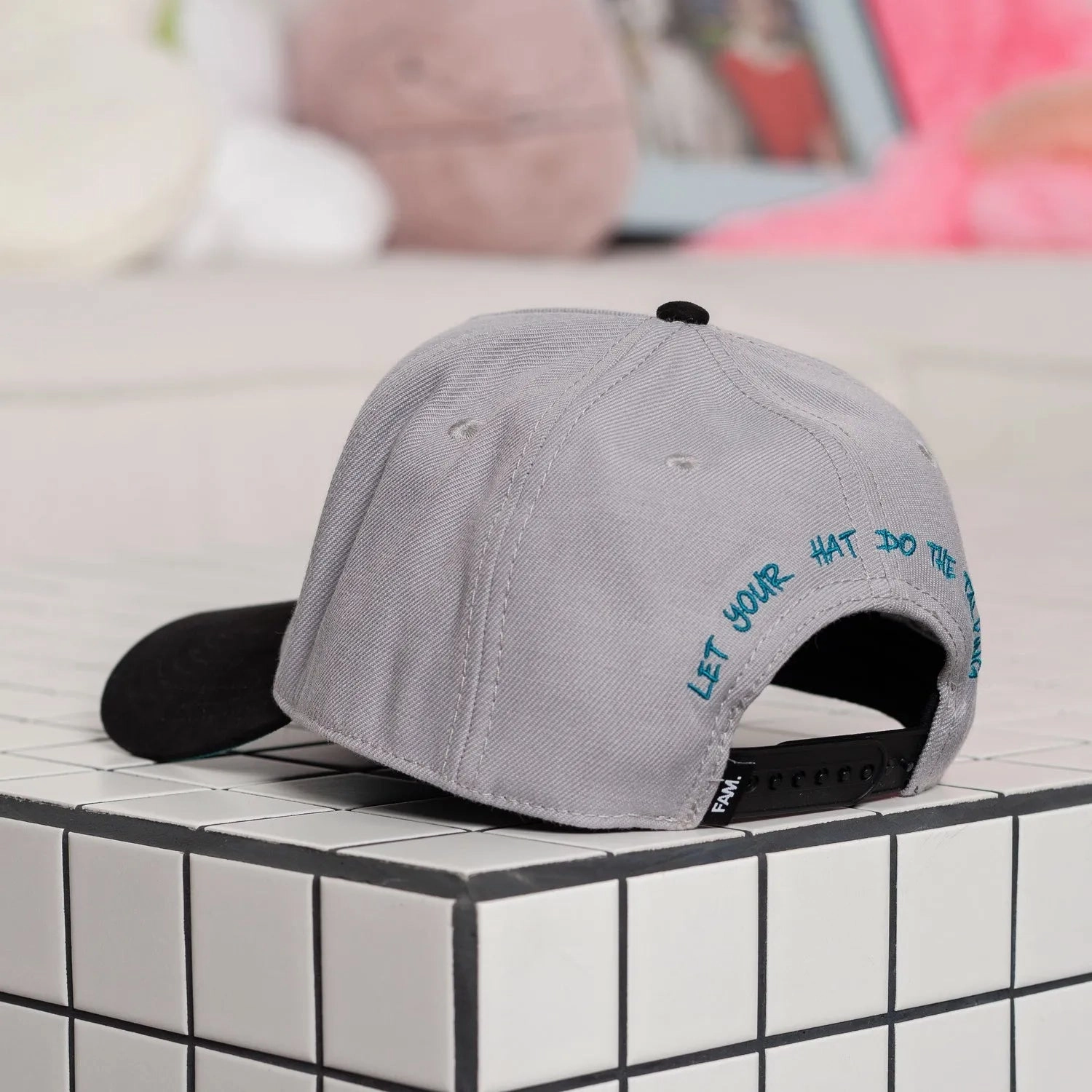 FAM.CAP SNAPBACK "C" CAP 4TH ANNIVERSARY TWO TONE / TEAL GREEN UV