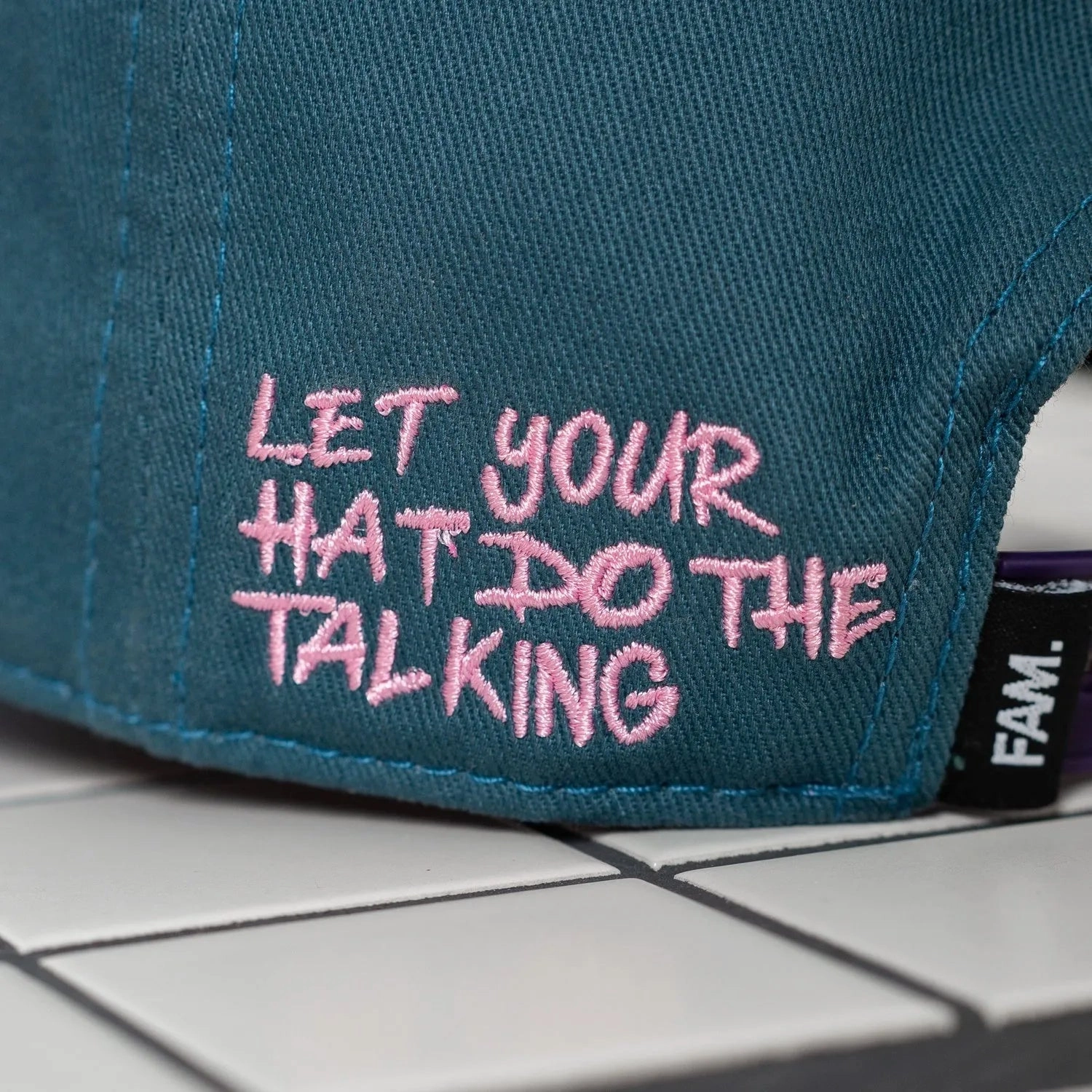 FAM.CAP SNAPBACK "F" CAP 4TH ANNIVERSARY TWO TONE / GREY UV